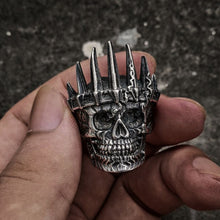 Load image into Gallery viewer, Nobility King Crown Skull Ring
