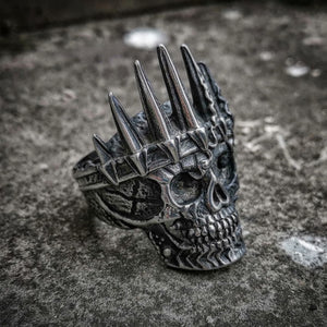 Nobility King Crown Skull Ring