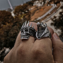 Load image into Gallery viewer, Nobility King Crown Skull Ring
