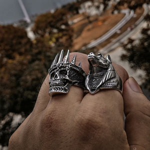 Nobility King Crown Skull Ring