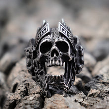 Load image into Gallery viewer, Gods of War Ares Skull Ring
