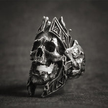 Load image into Gallery viewer, Gods of War Ares Skull Ring
