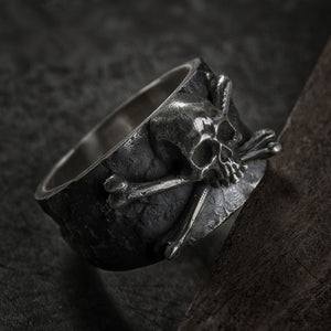 Crossbones Stainless Steel Ring