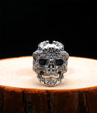 Load image into Gallery viewer, Stainless Steel Triple Skull Ring
