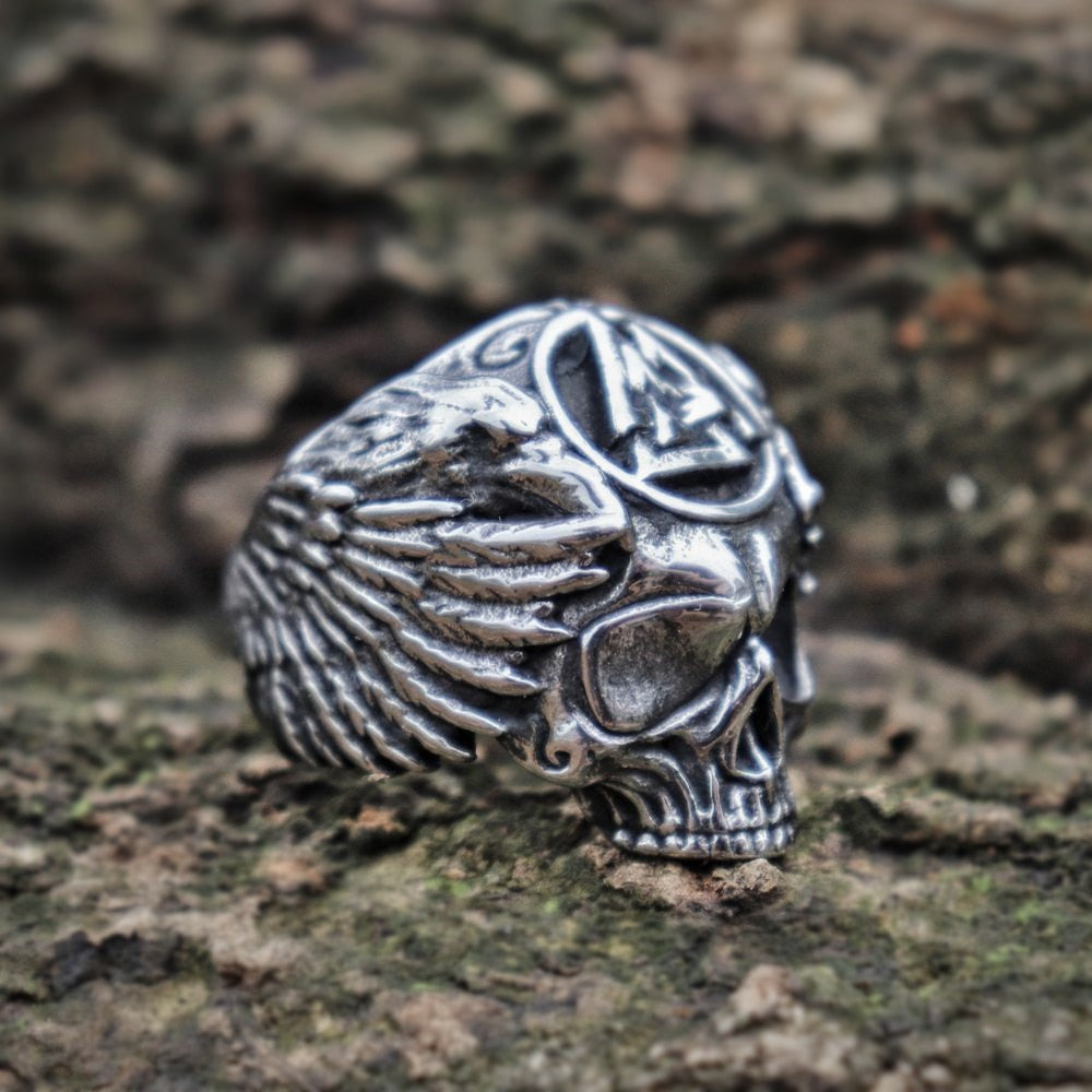 Viking Valknut Skull