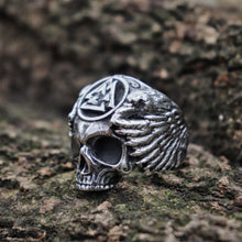 Load image into Gallery viewer, Viking Valknut Skull
