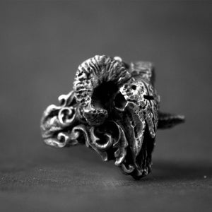 Satanic Demon Sorath Skull Ring