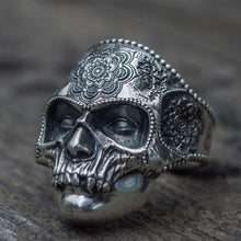 Load image into Gallery viewer, Heavy Sugar Skull Ring
