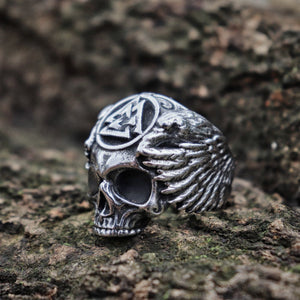 Viking Valknut Skull