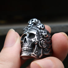 Load image into Gallery viewer, Santa Muerte Death Skull Ring
