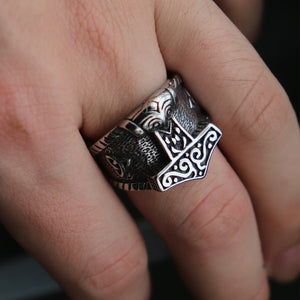 Mjolnir Thor's Hammer Ring