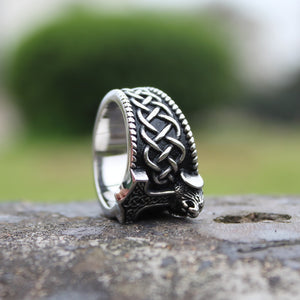 Mjolnir Celtic Knot Ring