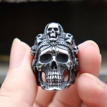 Load image into Gallery viewer, Santa Muerte Death Skull Ring
